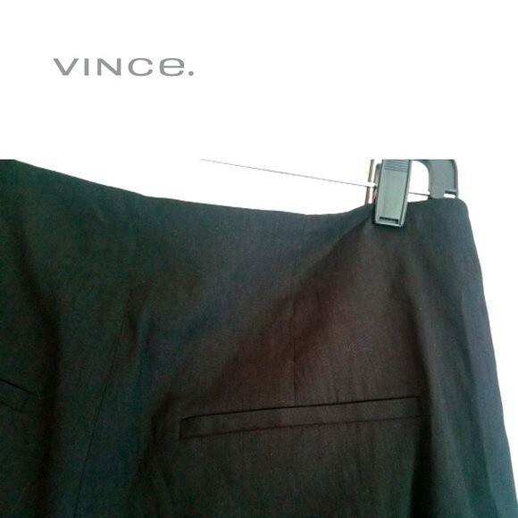 VINCE NEW Preppy Center Pleat Pockets Linen Mini Skirt 10 - Picture 10 of 12